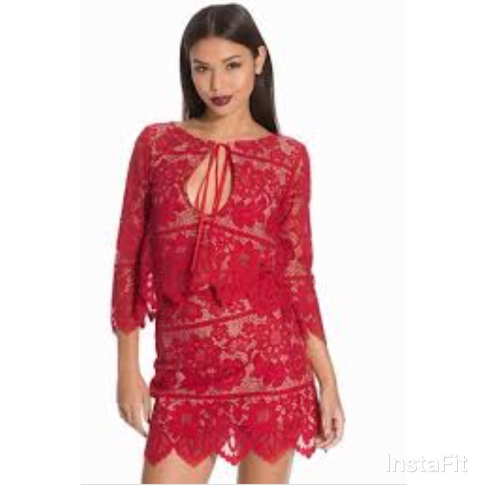 NWT For Love & Lemons Gianna Crop Top + Mini Skirt